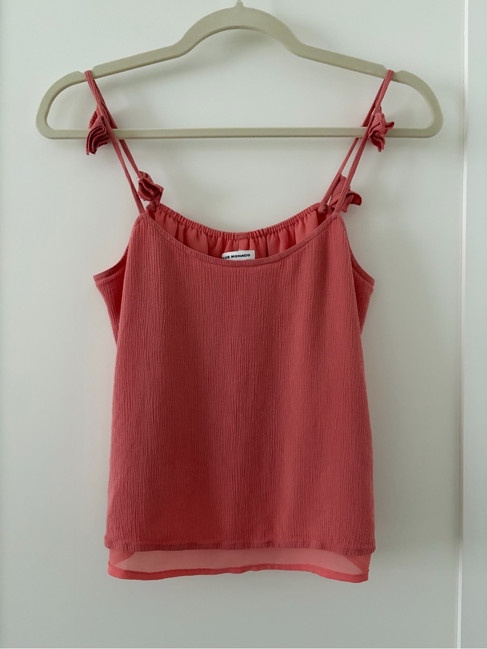 Club Monaco Coral Pink Tank Top XS